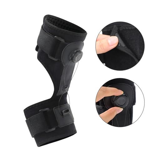 Starsouce Plantar Fasciitis Night Splint – Adjustable Foot Drop Brace with Dial Control, Breathable Foot Support for Plantar Fasciitis, Achilles Tendonitis, Foot Drop