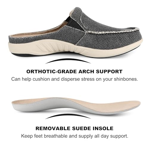 Orthopedic Slippers for Women with Arch Support, Relieve Plantar Fasciitis
