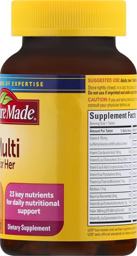 Nature Made Women's Multivitamin Tablets, 90 Count for Daily Nutritional Support† (Packaging May Vary)
