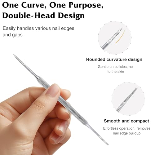 Ingrown Toenail Care Kit – Professional Pedicure Tools, Toenail Lifters & File for Nail Maintenance, Nail Cleaning Set
