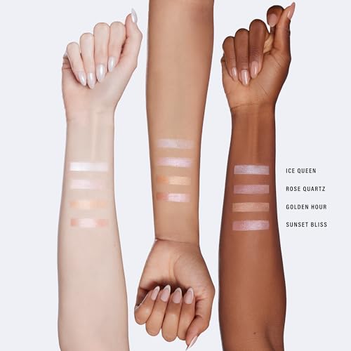 ORTEGA Beauty Glow Balm Face By Etienne Ortega - Makeup Cream Blush for Cheeks, Lips and Body – Infused with Blue Agave and Vitamin Natural Makeup Skin Care - Hydrated, Lightweight & Blendable Rose Quartz