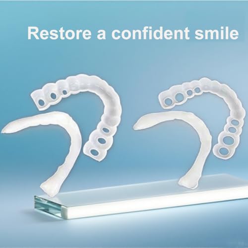 Quick Smile Fix - 2 Complete Kits, Universal Fit. Fix Gaps, Restore Confidence. Natural Look, All-Day Comfort & Secure Hold Teeth Whitening Kits (White, 2 Count (Pack of 2)) White 2 Count (Pack of 2)