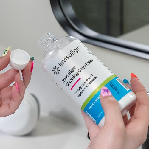 INVISALIGN Cleaning Crystals+ | Aligner and Retainer Cleaner | Mint 1 Count (Pack of 1)