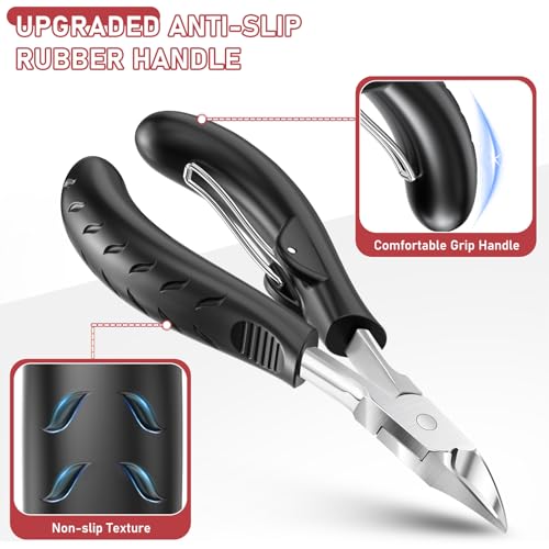 Toenail Clippers for Thick Toenails with Wide Jaw Opening