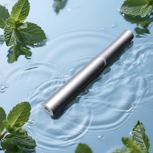 Quit Smoking Inhaler for Habit Support | Natural Plant Aroma Device | 16 Replaceable Refills-White White