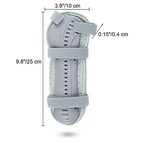 Forearm & Wrist Support Brace Splint, Forearm Immobilizer Brace Splints Breathable Wrist Splint, Upgraded with Double Splint, Great for Wrist Pain, Sprain, Sports Injuries (Right) Right