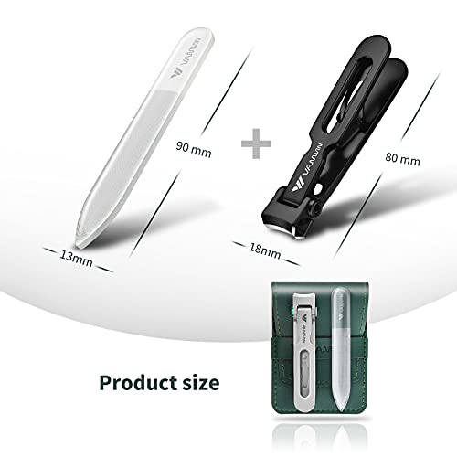 Toenail Clippers for Seniors Thick Toenails, Nail Clippers with Catcher for Men