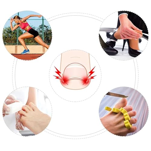 50 Pcs Ingrown Toenail Corrector Set, Toenail Correction Strips Brace Kit, Ingrown Toenails Correction Pad Recover Clips, Toenails Straightener Strips for Women Men's Nail Treatment Pedicure