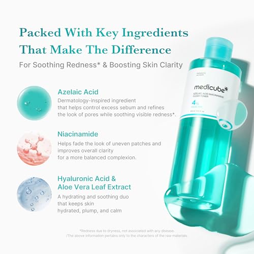 medicube Azelaic Acid Niacinamide Clarifying Toner