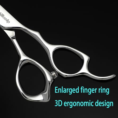 Hair Cutting Scissors Professional Barber Shears, Hairdresser Scissor Made Of Stainless Steel For Hairdressing Salon and Home Use Extremely Very Sharp Ergonomic Design