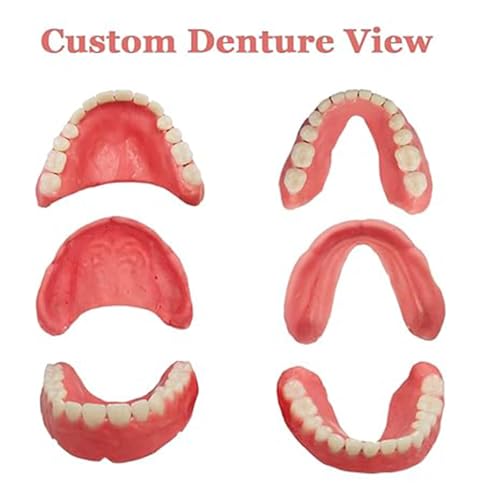 BJDTY DIY Denture Combinations, Making Partial dentures and Full dentures kit DIY Simulation Practice Making dentures, Equipped with Tool kit and Temporary Teeth (Dental Wax) (3) 3
