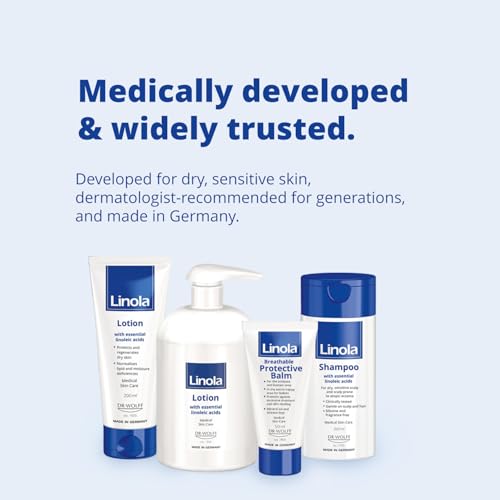Linola Forte Scalp Tonic - Scalp Care for Itchy, Dry & Flaky Scalps - Soothes Mild Inflammation - with Essential Linoleic Acids - for Skin Prone to Atopic Eczema - Made in Germany - 100 ml (3.4 Fl Oz)