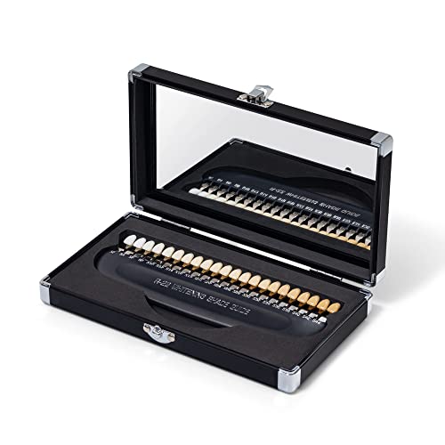 Professional 3D R-22 Dental Tooth Teeth Whitening Shade Guide for Dentist Tracking Teeth Whitening Course, Tooth Shade Guide with 22 Colors