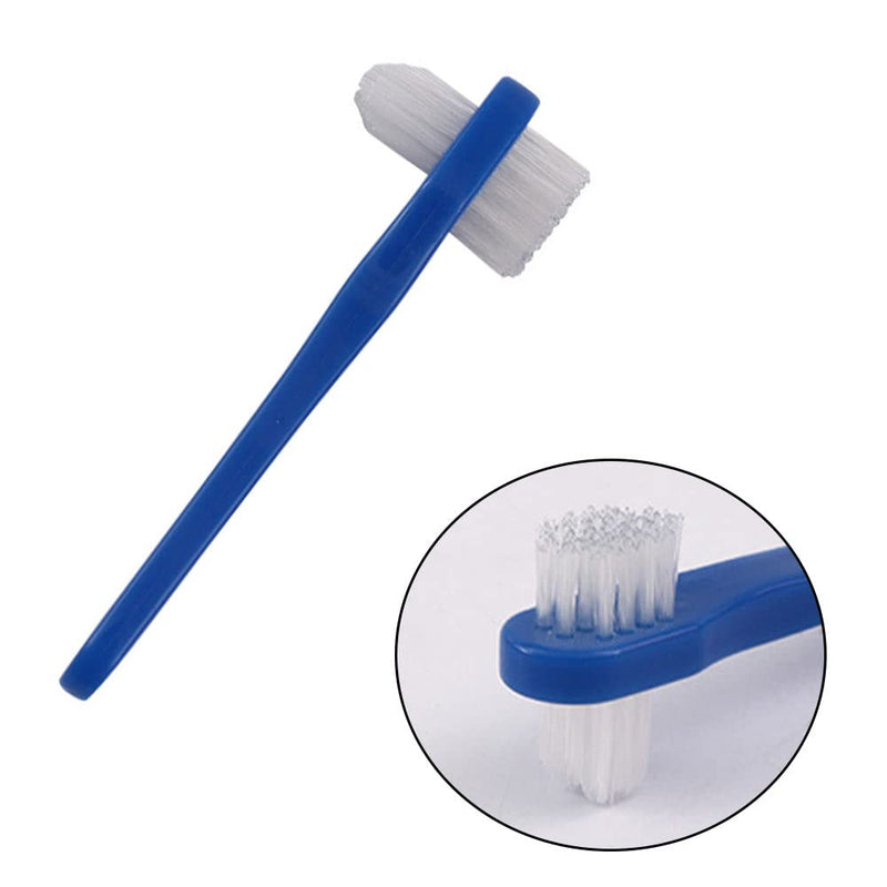 3Pcs Denture Brush Dual Head Toothbrushes Hard Denture Cleaning Brush Denture Toothbrush Cleaning Brush for Keeping Dentures Clean - BeesActive Australia