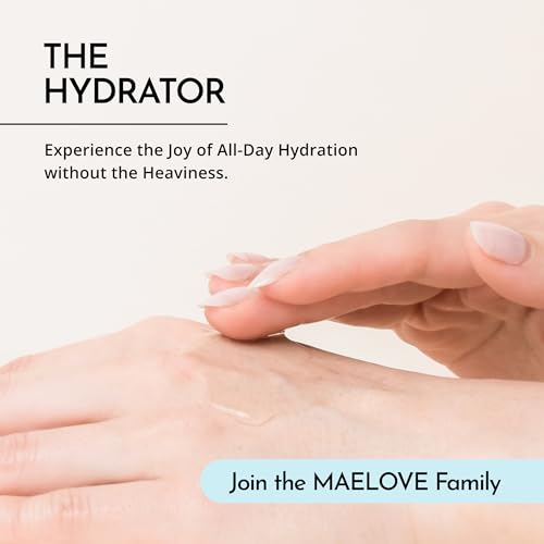 MAELOVE Hydrator Hyaluronic Acid B5 Serum with Resveratrol for Instantly Dewy Glow, Fills Fine Lines, Lightweight and Non Greasy, 1.0 fl oz 1 Fl Oz (Pack of 1)