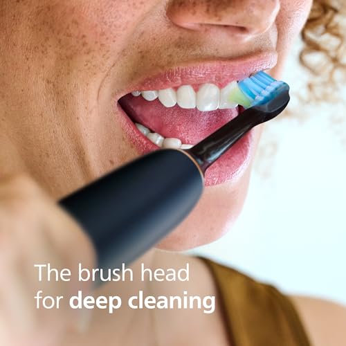 Philips Sonicare C3 Two-in-One - Genuine Replacement Electric Toothbrush Heads, Black, 2 Pack, HX9042/95 1 Count (Pack of 2)