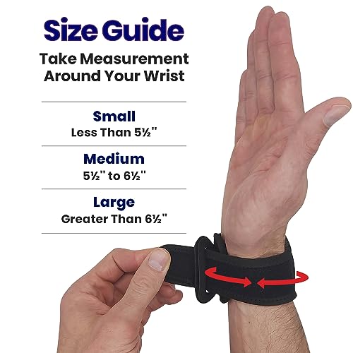 ARMSTRONG AMERICA Wrist Wrap For TFCC Tears (Large) + Wrist Wraps for Wrist Tendonitis (Fits Most) Bundle