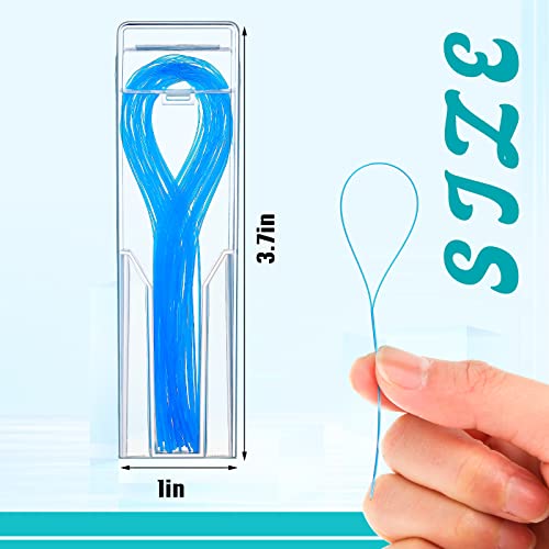 Dental Floss Threaders Deep Clean Floss, Blue