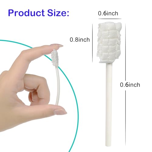200 PCS Baby Tongue Cleaner,Disposable Baby Mouth Cleaner Stick Dental Care White-200PCS