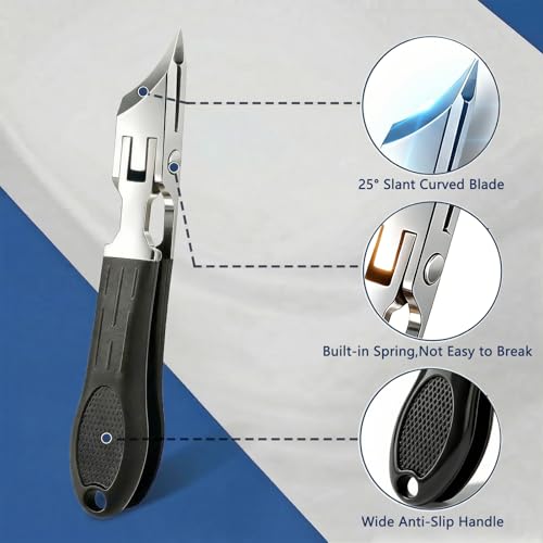 Eagle Beak Nail Clippers, Ingrown Toenail Clipper & Angled Nail Clipper Set