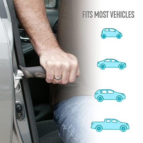 Stander Metro Car Handle Plus, Portable Vehicle Support Grab Bar, Standing Assist Mobility Aid, Includes LED Flashlight