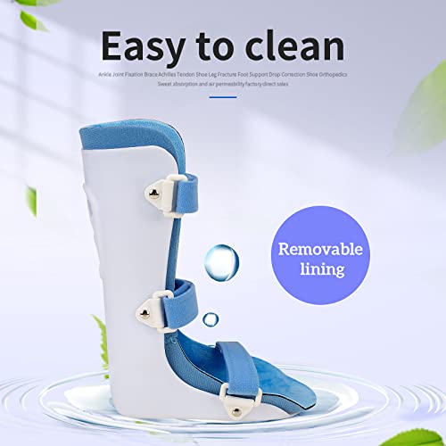 Kids AFO Drop Foot Brace Baby Ankle Foot Orthosis Night Splint for Children Toddler Pediatric Strephenopodia Support Strephexopodia Splint Walking with Shoes or Sleeping (XL-Left) XL-Left White
