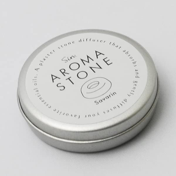 Aroma Stone Savarin SAVARIN Diameter 2.0 inches (50 mm) x Height 0.4 inches (10 mm) White Simple Donut Shaped Aroma Diffuser - BeesActive Australia