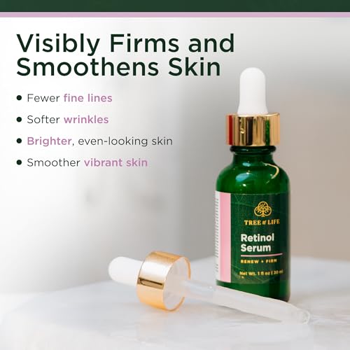 Tree of Life Face Serum Skin Care, Facial Serum for Women and Men, Set of 3 1. Glow & Renew
