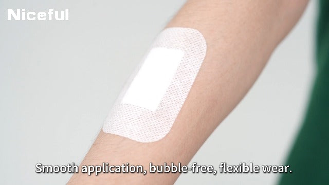 Niceful Adhesive Gauze Bandages 2"x3", 50Pcs 2"x3"(50 Dressing)