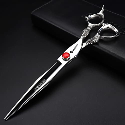 7" 7.5" 8"9" Professional Hairdressing Scissors Barber Salon Hair Cutting Dragon Shears (Large). (8 inch) 8 Inch