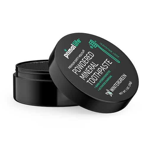 Dirty Mouth Organic Toothpowder (1 Ounce (Pack of 1), Charcoal Wintergreen) 1 Ounce (Pack of 1)