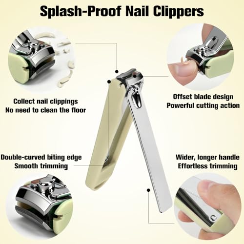Manicure and Pedicure Kit,Nail Clippers for Women,Travel Gifts for Women,Nail Tools Set 8 in 1,Fingernail Clipper,Manicure Set Men,Gifts Set for Men,Stocking Stuffers for Teen Classic3