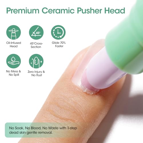 GELLEN 2Pcs Cuticle Pusher Oil Pen for Exfoliating & Hydrating Fresh - 2Pcs