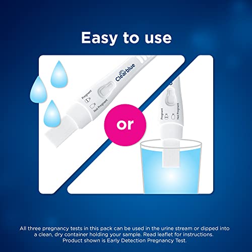 Clearblue Triple Assurance Pregnancy Test Kit, Home Pregnancy Tests, 3 Ways to Test, 3 Ct 3 Count (Pack of 1)