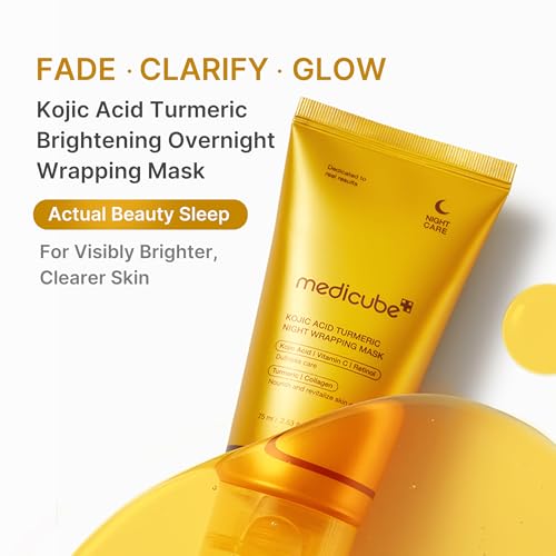 medicube Wrapping Mask Kojic Acid Turmeric- Overnight Peel Off Facial Mask