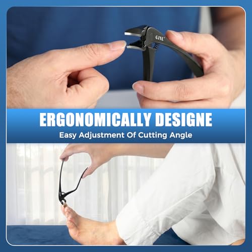 2026 Toenail Clippers for Seniors Thick Toenails with Long Handle Black