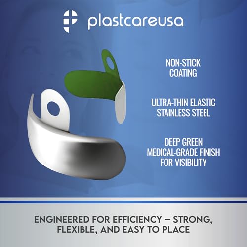100 4.5mm M4 Decidious (Medium) Dental Metal Matrices Sectional Contoured Matrix Refills by PlastCare USA 4.5mm M4 Pre Molar (Medium) 100