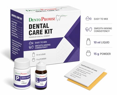 Zinc Oxide Eugenol Cement Dental Care Kit Glue for Crowns & Bridges Filling