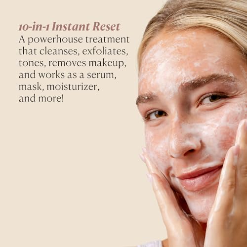 Nakery Face Cleanser for Women, Youth Revealer Facial Wash with Collagen, 10-in-1 Exfoliating Moisturizer for Dry and Textured Skin, Hydrating Formula for Smooth Plump Complexion Unscented