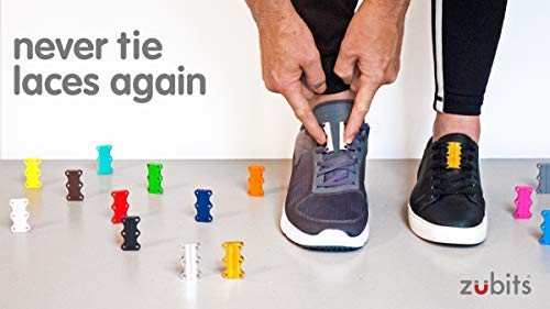 Magnetic Lacing Solution, No Tie Easy Long-Lasting Shoelace Magnets 2 - Adult / Youth Chrome