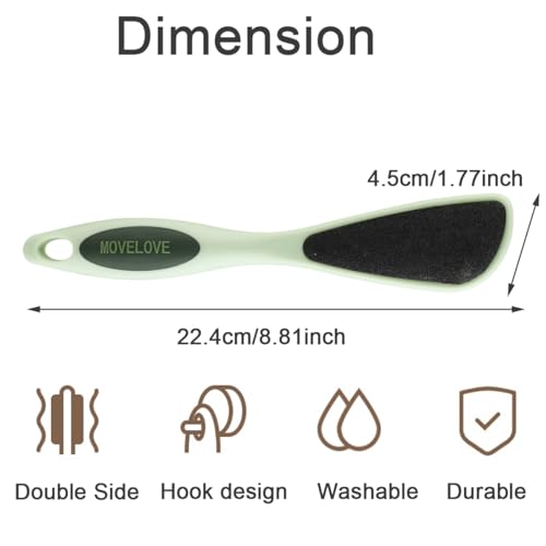 Double Sided Foot Rasp Multi-Directional Micro Minerals Foot File Callus Remover - Effective Reduces Calluses,Hard Skin and Corns