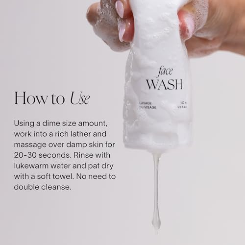 Doctor Rogers Face Wash, Gentle Hydrating Gel Cleanser for All Skin Types, Removes Makeup and Impurities, Non-comedogenic, Fragrance-free, 5 Oz (150ml) FW-200