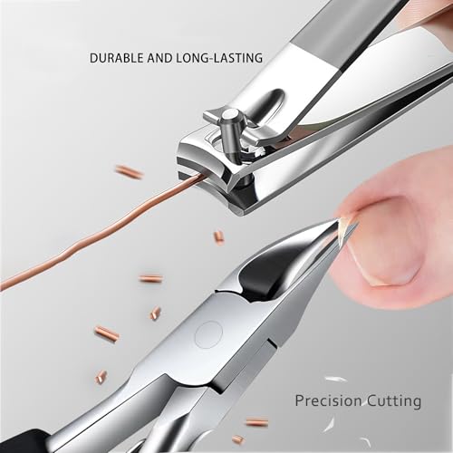 Ingrown Toenail Clipper Thick Nails Cutter Toe Nails Removal Kit Pedicure Tools for Feet Trimmer for Men Women Senior A-5