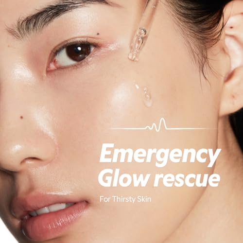 TIRTIR SOS Serum - Radiant Glow Boosting Face Serum - Plumping, Anti Aging, Hydrating - Visibly Smooth and Glowy Skin - Fragrance Free for All Skin Types, 1.69 fl.oz. 1.69 Fl Oz (Pack of 1)