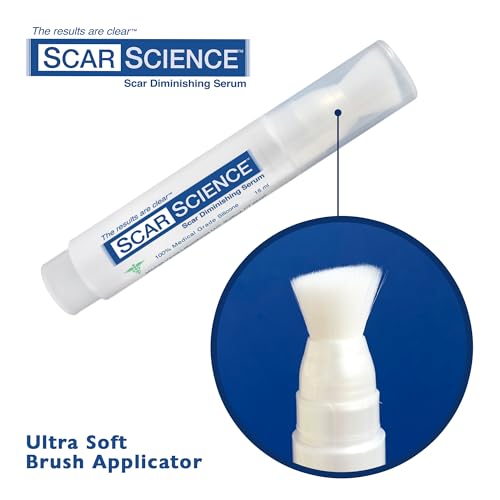 Brush On Medical Grade Silicone Scar Gel Wand for Facial Scars Post Procedure, Peel, Dermabrasion, Non-Comedogenic, Hypoallergenic. Soothe, Prevent, Repair and Restore Serum for Face