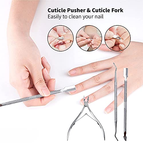 31Pc Professional Pedicure Kit, Nail Clipper, Foot Rasp and Callus Remover
