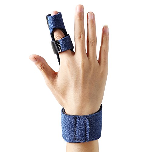 Finger Extension Splint for Trigger Finger, Mallet Finger, Finger Knuckle Immobilization, Finger Fractures, Wounds, Post-Operative Care and Pain Relief (10) 10