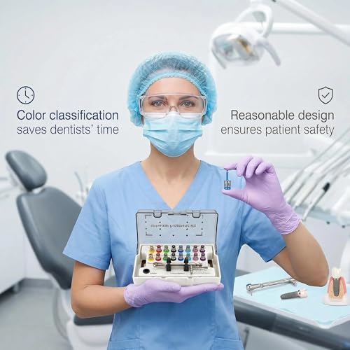 universal implant driver kit,High Precision Dental Implant Torque Wrench，16pcs screwdriver for dental implant,Torque Value of 10-70Ncm,Autoclavable Universal Implant Kit