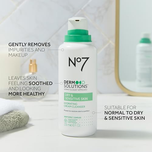 No7 Derm Solutions Hydrating Facial Cleanser, 16 Fl Oz 16 Ounce (Pack of 1)