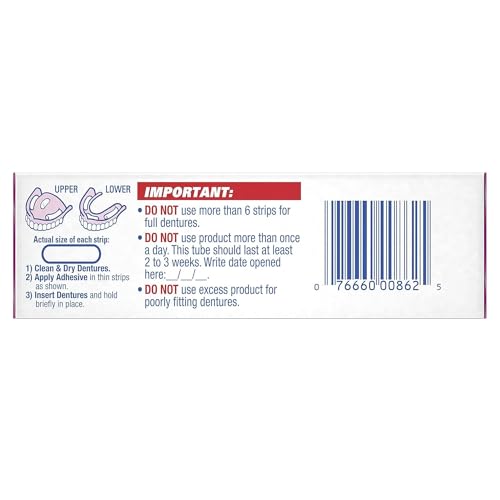 Fixodent Denture Adhesive Cream Original 0.75 oz (Pack of 12)